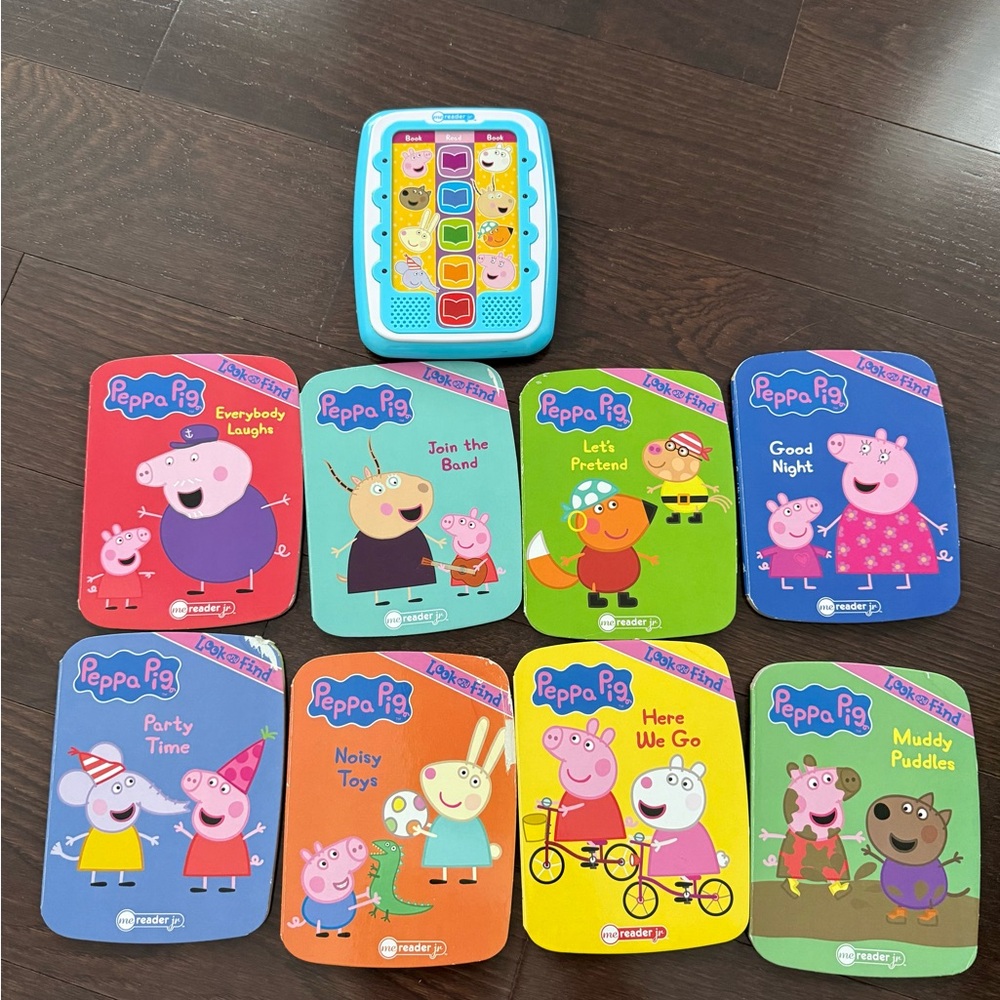 Peppa Pig: Me Reader Jr Electronic Look And Find Reader And 8-Book Library
